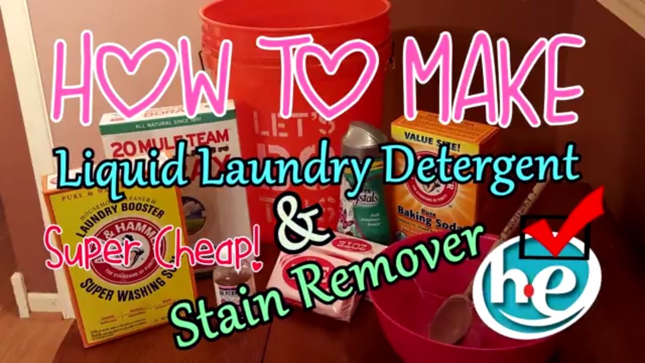 Diy Super Cheap Super Easy Laundry Detergent Liquid 10 Gallons For Only 0 006 Cents Per Load Diy Super Cheap Super Easy Laundry Detergent Liquid 10 Gallons For Only 0 006 Cents Per Load
