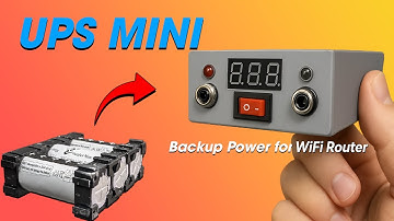 DIY 12V Mini UPS | Backup Power for WiFi Router