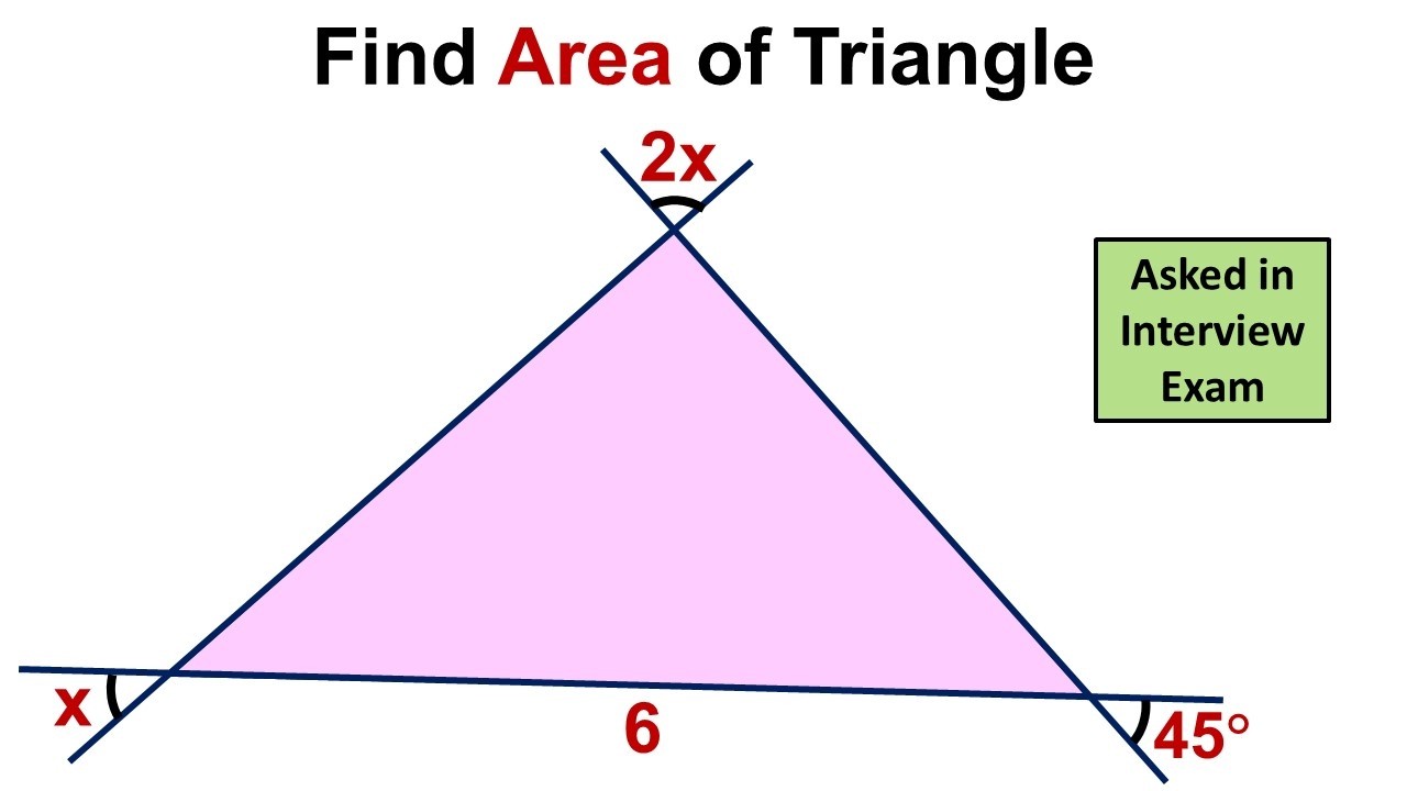 Fun Geometry Problem From A Math Competition - YouTube