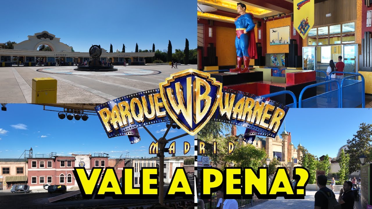 UM DIA NO PARQUE WARNER MADRID! VALE A PENA CONHECER?