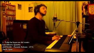 Video thumbnail of "Todas las hojas son del viento - Pescado Rabioso (Piano y voz COVER) Guido Spina"