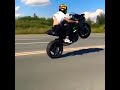 Kawasaki ninja h2r insane wheelie