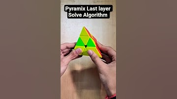 Pyramix Cube Last Solve Trick 😎 | #pyramix #rubikscube #viral #shorts