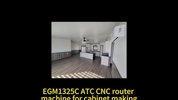 EGM1325C Linear ATC CNC router machine for making Modern cabinet