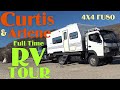Curtis & Arlene Full Time RV Tour | 4x4 Fuso Baja