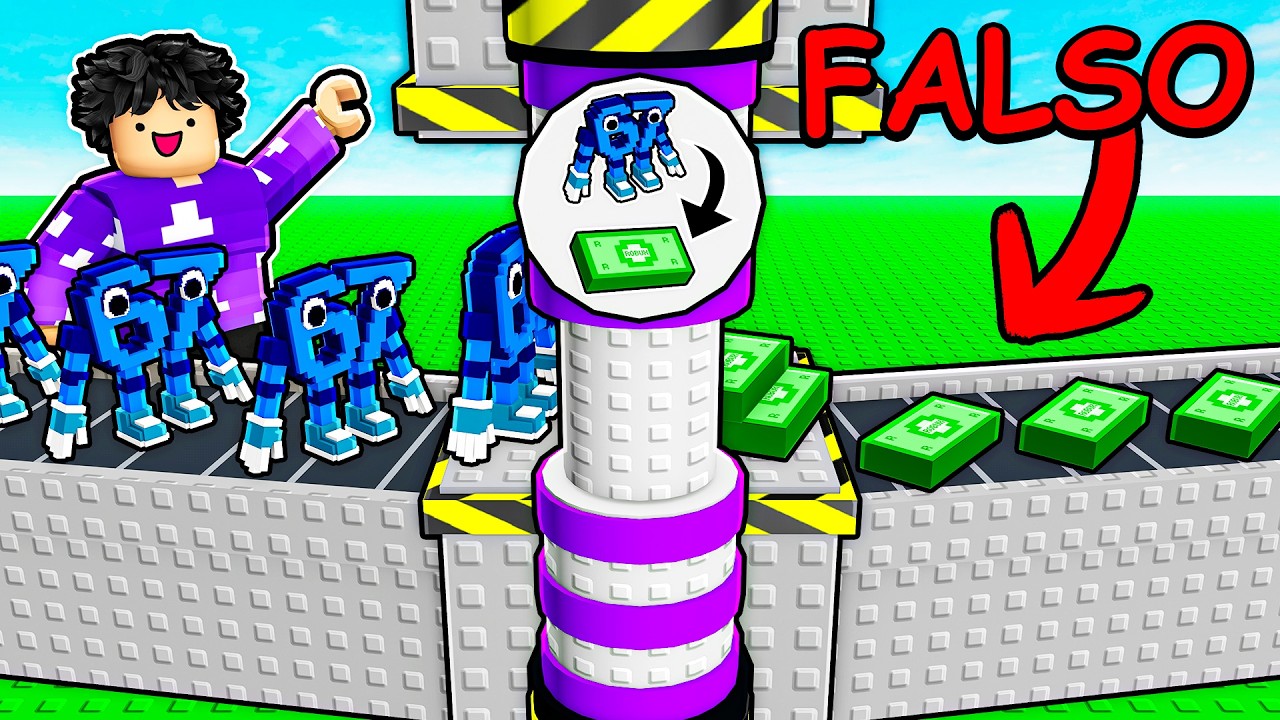 Imprimi $1.000.000 de DINHEIRO FALSO com BRAINROTS no Roblox…