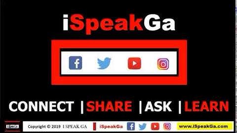 Ga language | SPEAK, LEARN, READ and WRITE GA | Ga Language Lessons And Learning Tutorials & More
