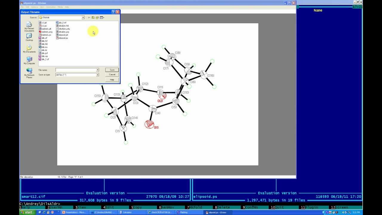 Simple Organic Structure 10/10 (Pasting images to MS WORD)