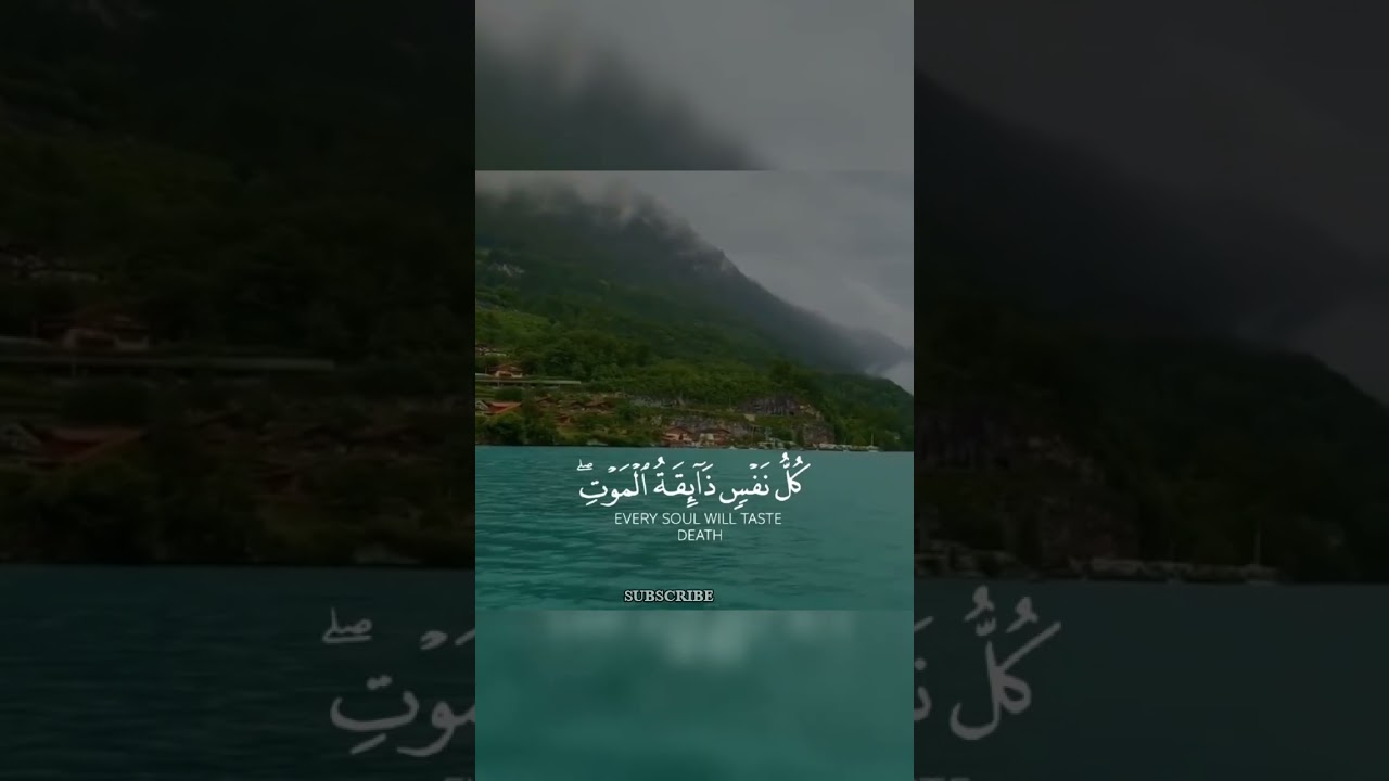 Every soul will taste death|