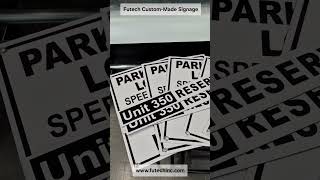 Professional Custom Signage Starts with FuTECH Business Supplies & Signage #smallbusiness #printing