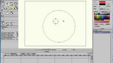 Anime Studio 8 Tutorial: Create Shape Tool
