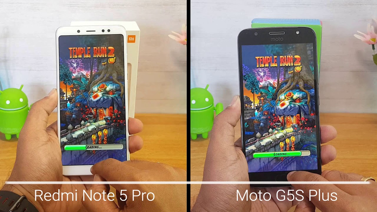 Xiaomi Redmi Note 5 Pro vs Moto G5S Plus Speedtest ...