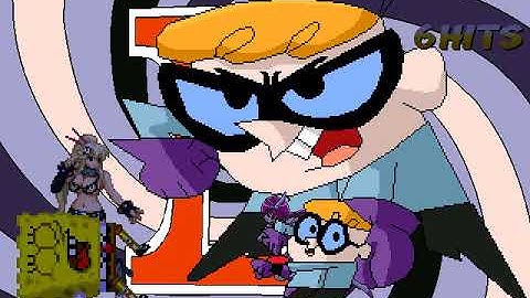 MUGEN Request: Spongebob V2 & Yoko Vs Dexter & Cure Happy