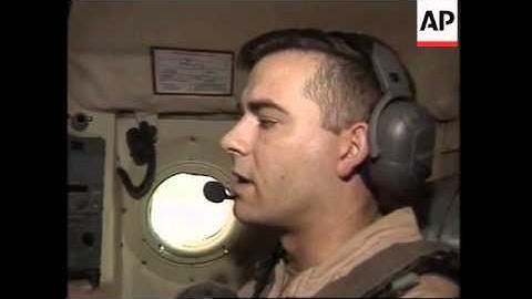 Surveillance plane on patrol over southern Iraq