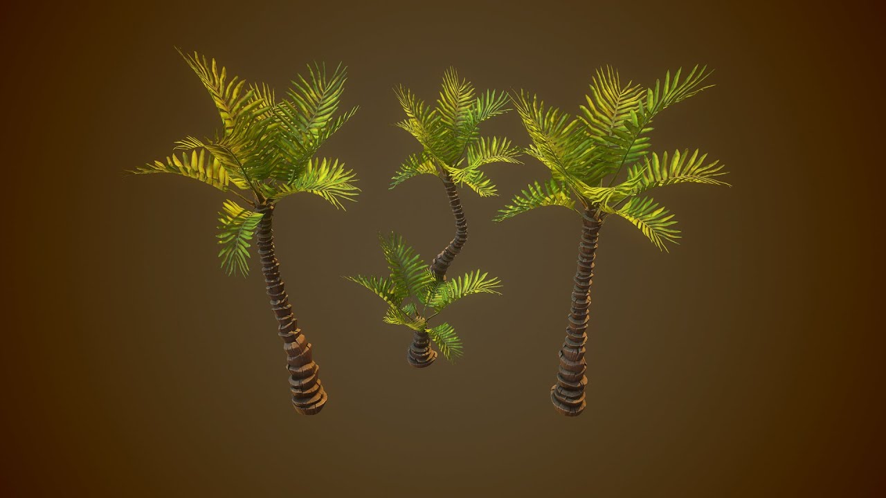 palm tree zbrush