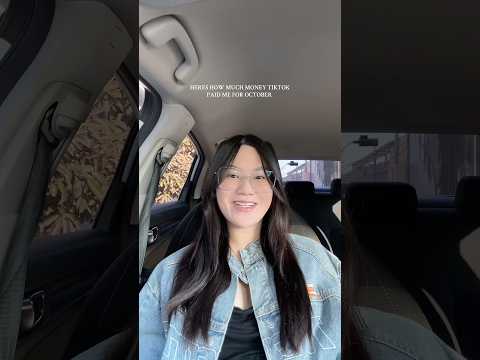 How Much TikTok Paid Me For October Fallintoshorts