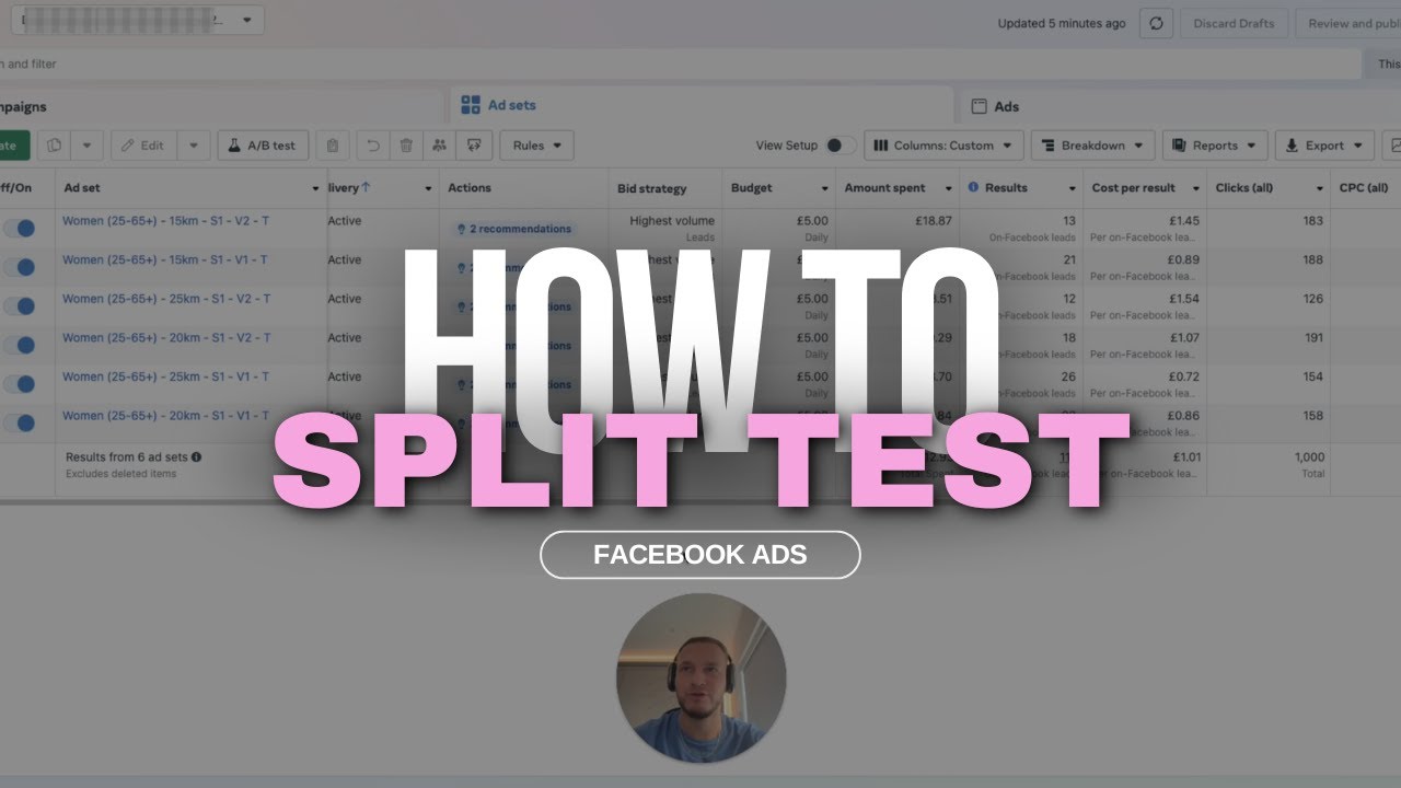 Live Ad Optimisation: Split Testing for Body Sculpting Leads 🚀 - YouTube
