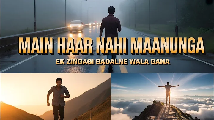 Main Haar Nahi Maanunga 💥 | Hindi Motivational Song | Cinematic Inspiration | Never Give Up Anthem