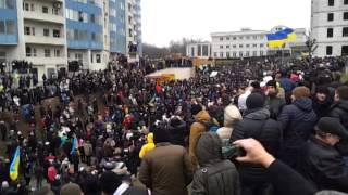 Ukraine. Anti-war rally at the Russian consulate in Odessa. We are against Putin&#39;s occupation!