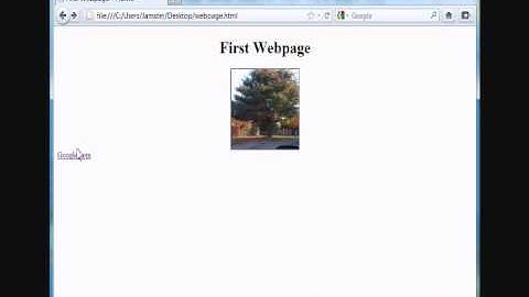 HTML Tutorial 6 - Adding Links