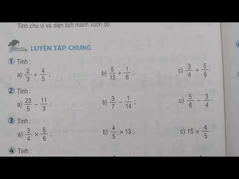 Video TOÁN LỚP 4 SGK trang 137 - LUYỆN TẬP CHUNG | TOÁN THẦY... - youtube