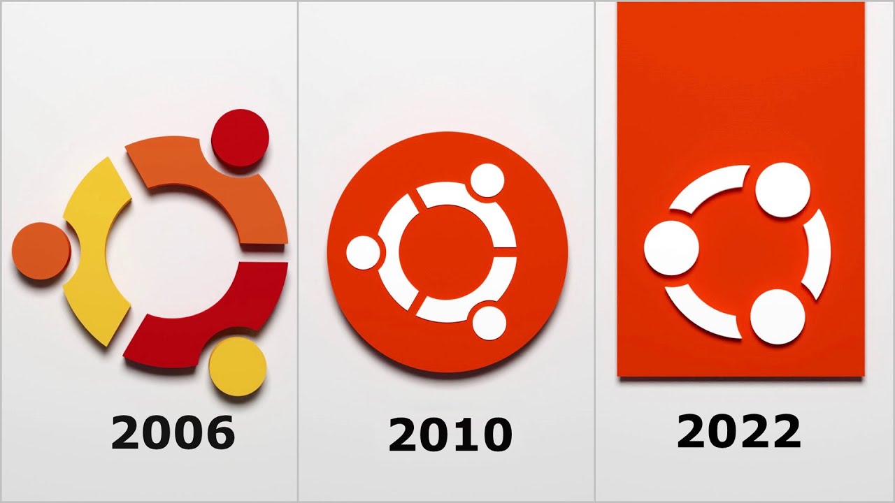 Ubuntu Logo Evolution (2D & 3D) YouTube