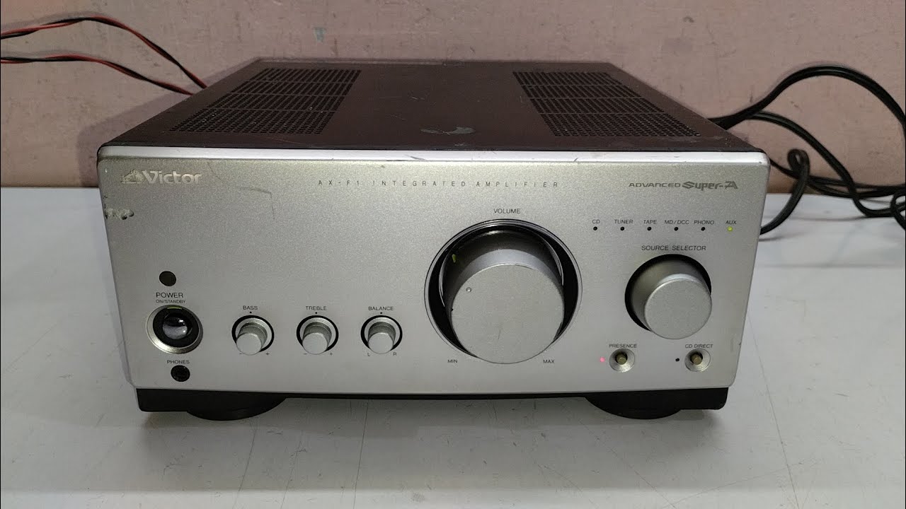 Victor ＡＸ-F1 Victor AX-F1 Integrated Amplifier Demo - YouTube