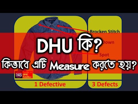 What is DHU? How to Measure DHU (Defect Per Hundred Unit)? What are Defect and Defective Pieces?