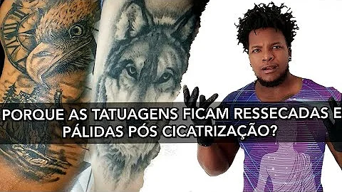 É normal a tatuagem fica ressecada?