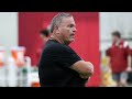 Hogs' Coach Sam Pittman After Fall Camp Practice