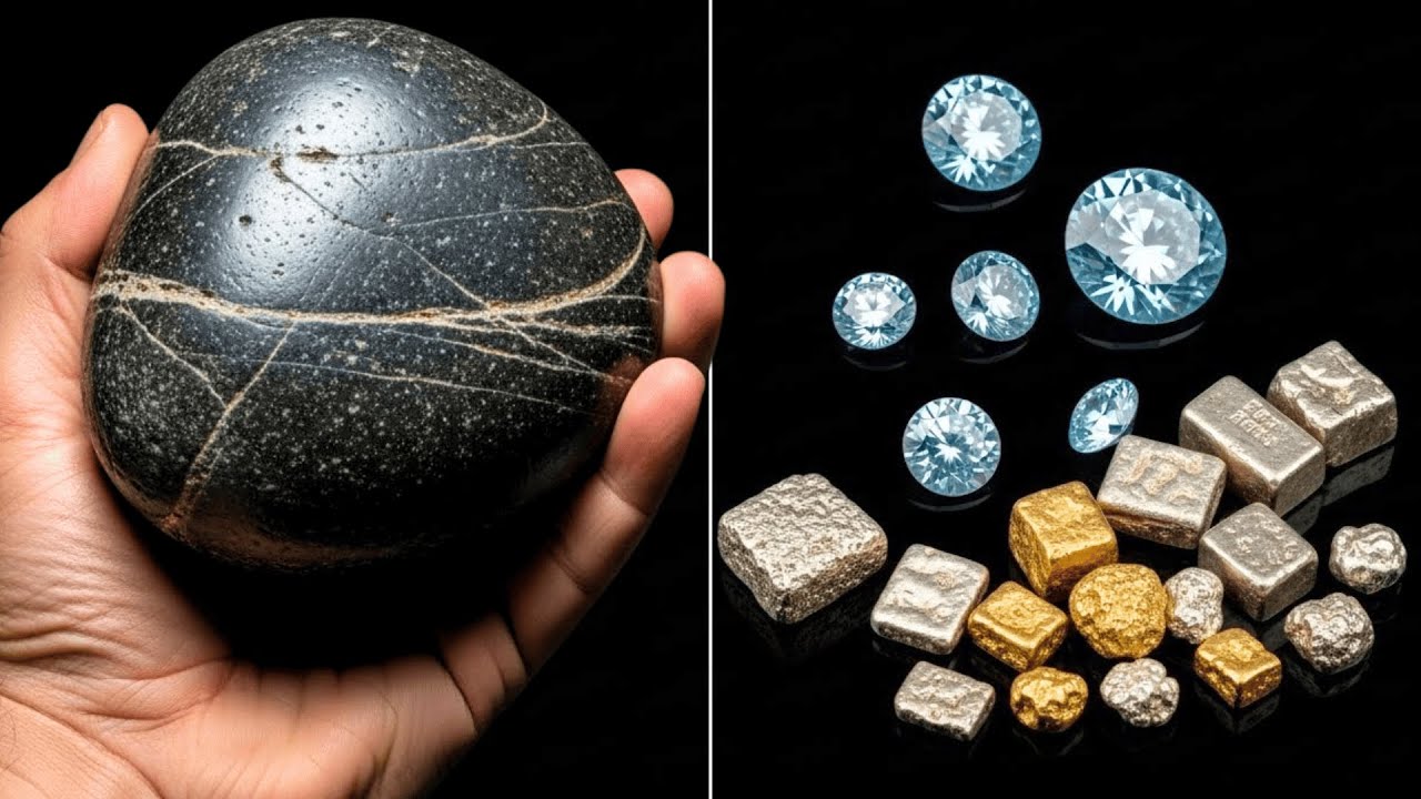 These Ordinary River Rocks Might Hide Rare Blue Diamonds and Precious Metals