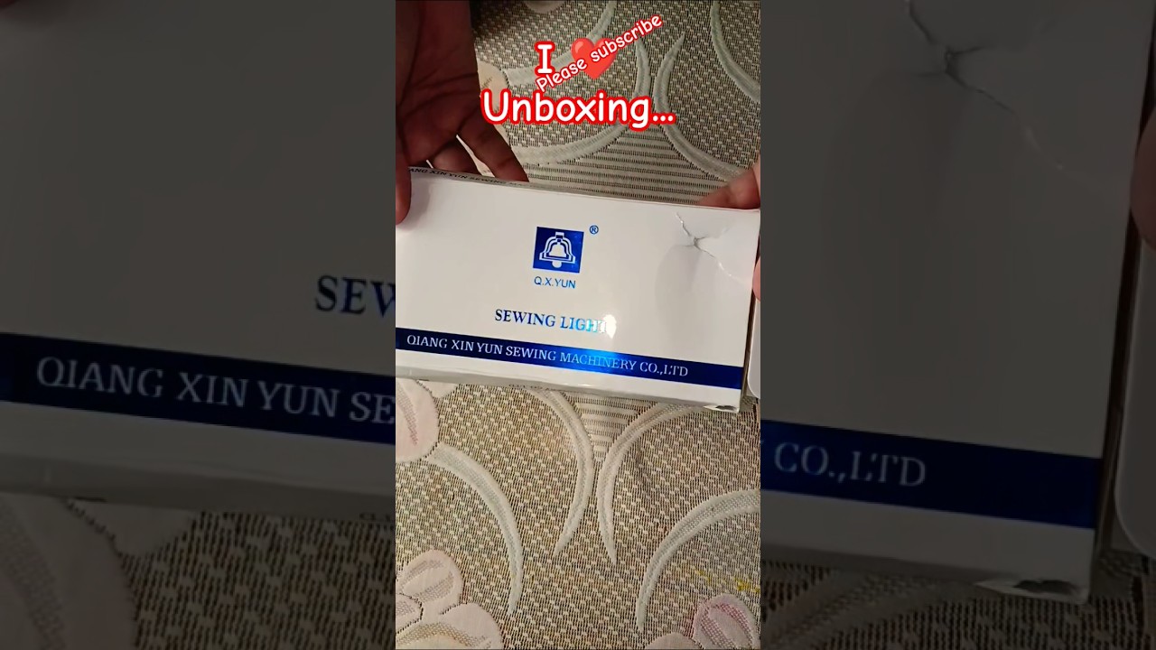 Unboxing* Sewing Machine Light 