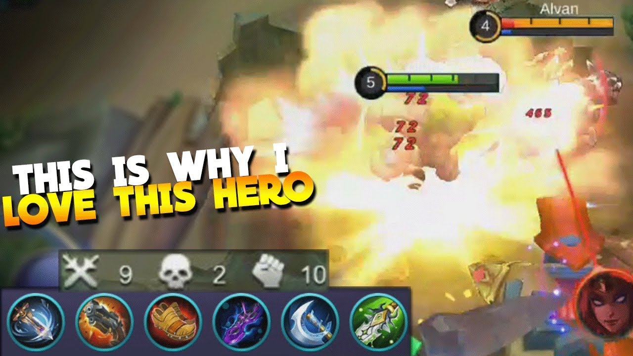 New Hero Grock With Dmg Fighter Build Mobile Legends Update Youtube