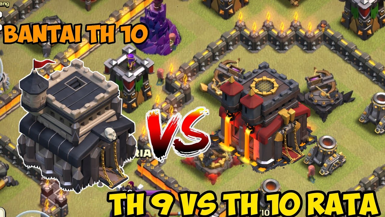 TH 9 VS TH 10 EASY 3 STAR |CLASH OF CLANS (COC)