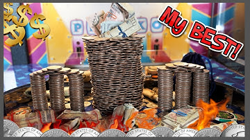 Simply the Best Video on YouTube! High Risk Coin Pusher $2000 Tower ASMR