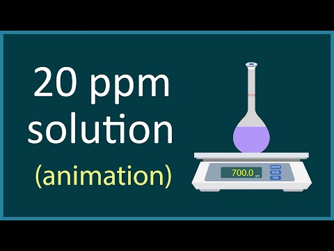 20 ppm solution