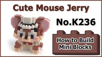 How to Build Mini Blocks Cute Jerry Mouse K236 Review Instructions Specifications