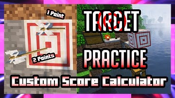Minecraft Target Custom Point Score Redstone Tutorial