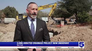 $8.5 million drainage project underway in Alton