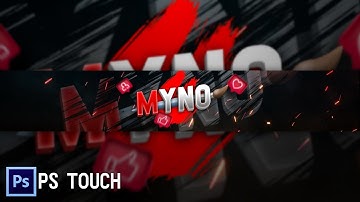 HOW TO MAKE A COOL 3D YOUTUBE BANNER ON ANDROID/IOS(PS TOUCH)