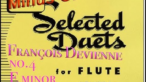 Francois Devienne 19 Selected Duets no.4