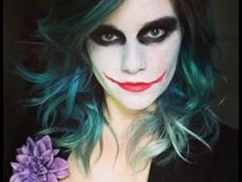 GRWM for HALLOWEEN : JOKER's wife - YouTube