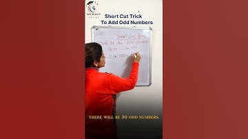 Quick Trick to Add Odd Numbers Instantly!