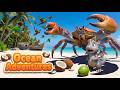 Ocean Adventures: Fiji Beach Day | White Sand Natadola | Giant Crab Friends