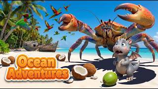 Ocean Adventures: Fiji Beach Day | White Sand Natadola | Giant Crab Friends
