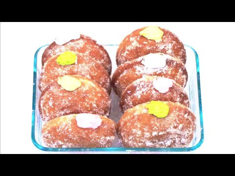 Cream Filled Donuts / Doughnuts - Super Easy to Make 奶油甜甜圈
