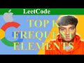 Amazon Microsoft Linkedin LeetCode : Top K Frequent Elements