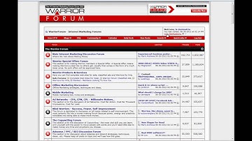 How to change your signature in the warrior forum