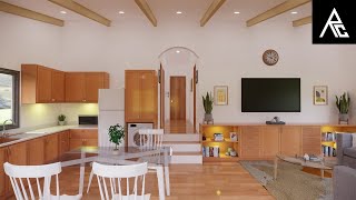 Warm And Cozy 2-Bedroom Tiny House Design Idea 8X8 Meters Only