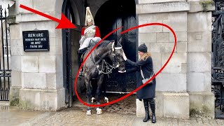 Guard Notices She Has Unusual Connection With Horse!
